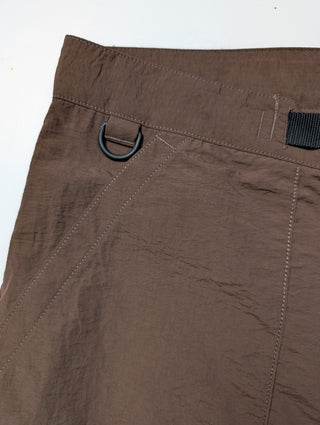 Brown Double Zip Hem Pants