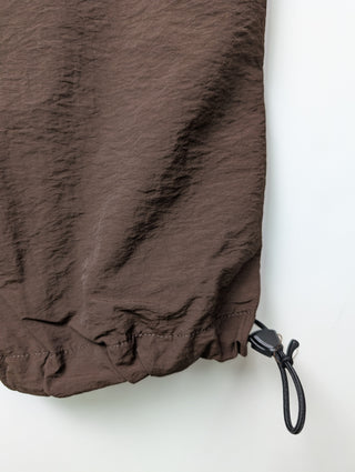 Brown Double Zip Hem Pants