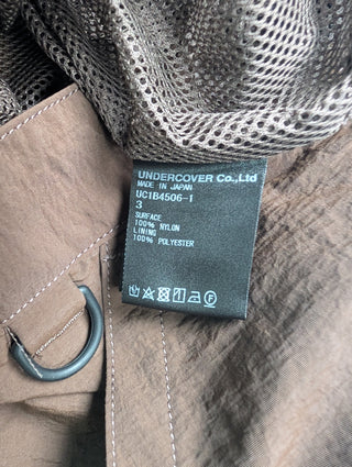 Brown Double Zip Hem Pants