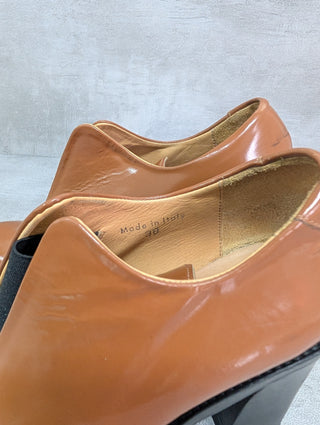 Low Brown Leather Boots