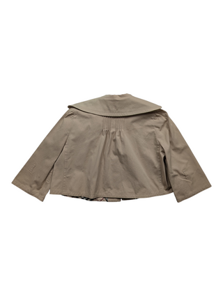 Beige Cropped Jacket