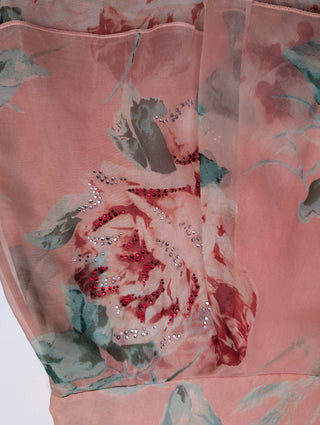 Pink Floral Skirt
