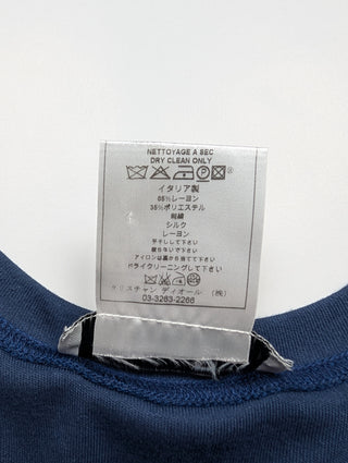Navy Tank Top With Logo And Badges