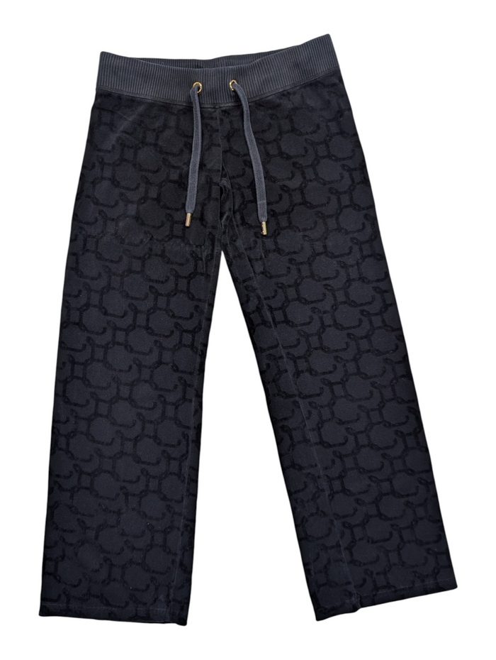 Black Monogram Jumper Pants