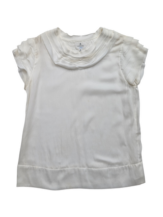 White Blouse With Special Collar