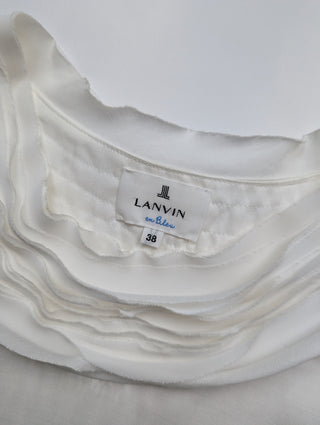White Blouse With Special Collar