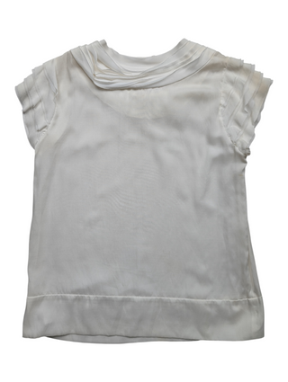 White Blouse With Special Collar