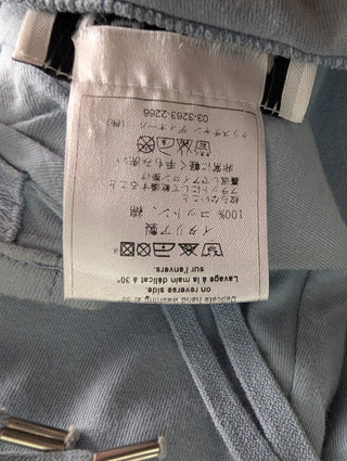 Light Blue T-Shirt With String Details