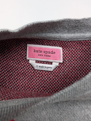 Grey Ladybug Mid Sleeve Jumper