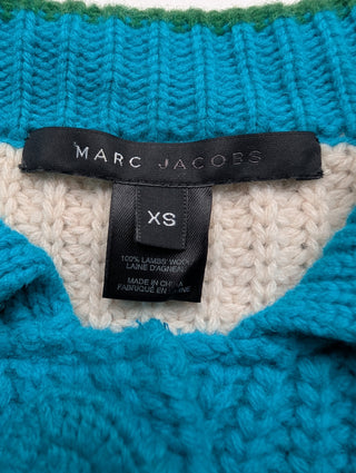 Multicolor Chunky Knitted Wool Cardigan