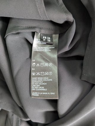 Black Sleeveless See-Through Shirt