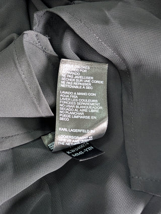 Black Sleeveless See-Through Shirt