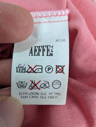 Pink Tank Top With Colorful Buttons