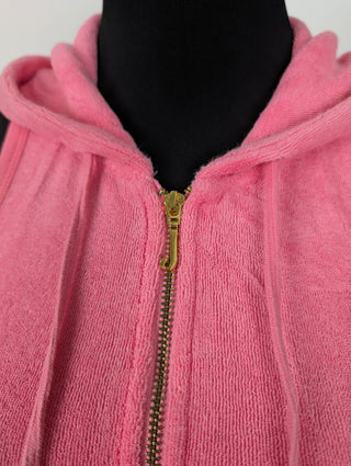 Pink Sleeveless Towel Sundress