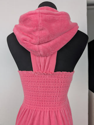 Pink Sleeveless Towel Sundress