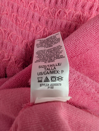 Pink Sleeveless Towel Sundress