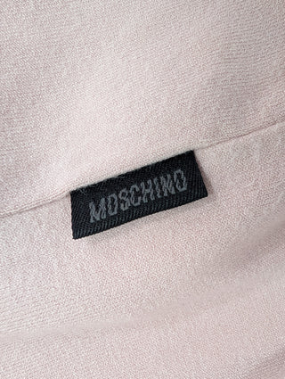 Pink Buttoned Sleeveless Top With Ruffle Collar