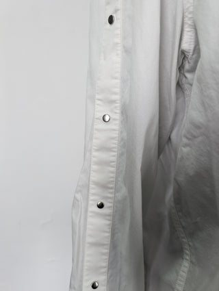 Off White Shirt with Buttoned Sleeve