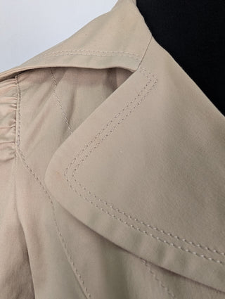 Beige Cropped Jacket