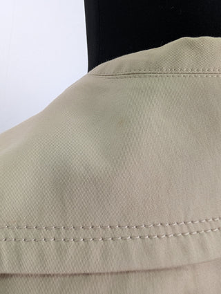Beige Cropped Jacket