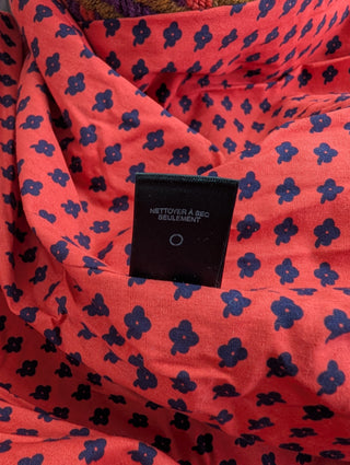 Multicolor Houndstooth Wool Coat