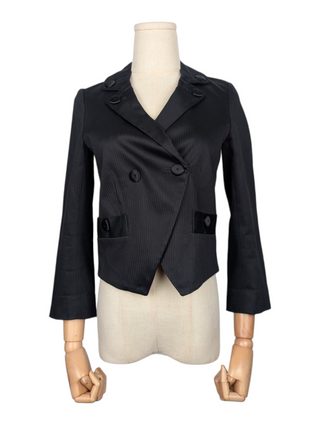Black Double Breasted Blazer