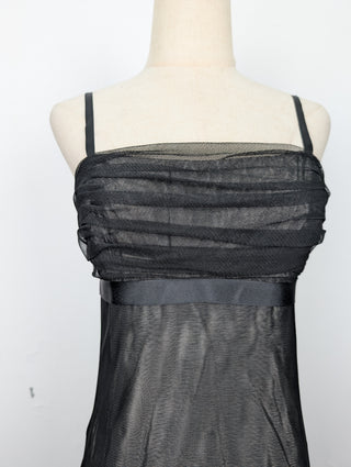 Black Mesh Dress