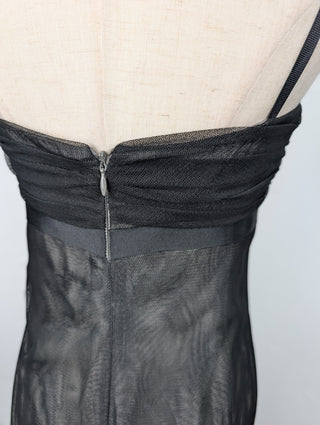 Black Mesh Dress