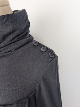 Black Turtleneck Top