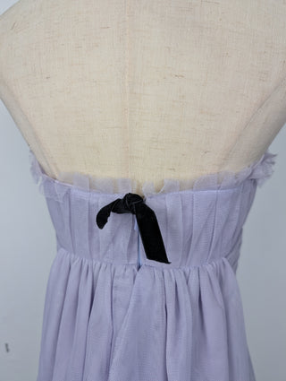 Purple Mesh Dress