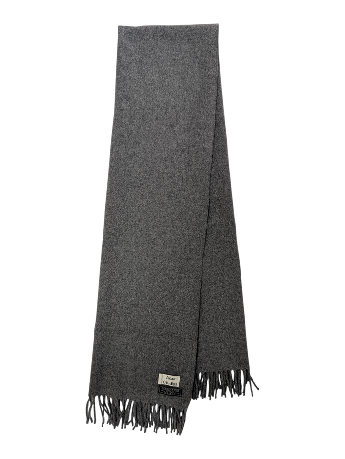 Grey Wool Scarf