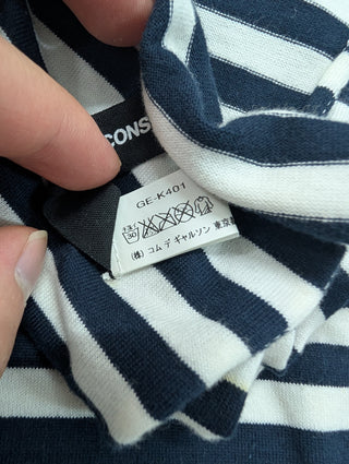 Black And White Striped Scarf