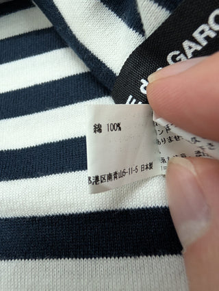 Black And White Striped Scarf