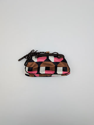 Geometric Mini Kisslock Bag