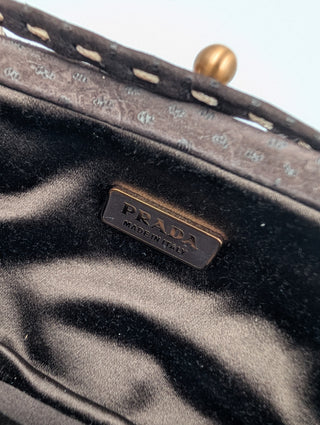 Geometric Mini Kisslock Bag