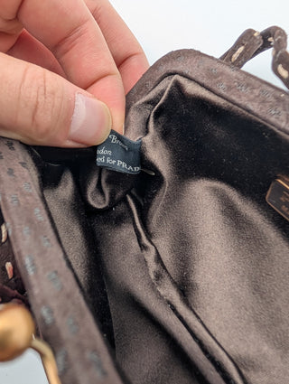 Geometric Mini Kisslock Bag