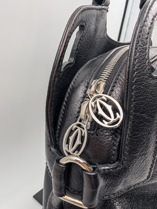 Black Marcello Leather Crossbody Bag