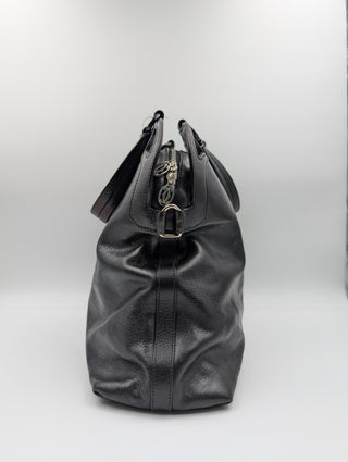 Black Marcello Leather Crossbody Bag