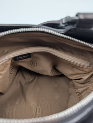 Black Marcello Leather Crossbody Bag