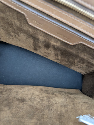 Olive Trapeze Leather Bag