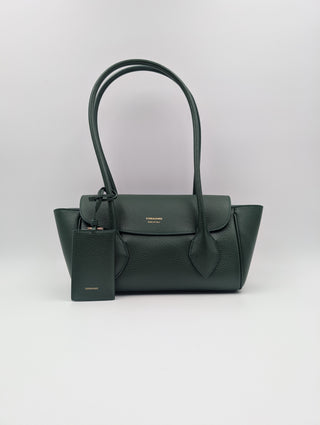 Green East West Handle Bag