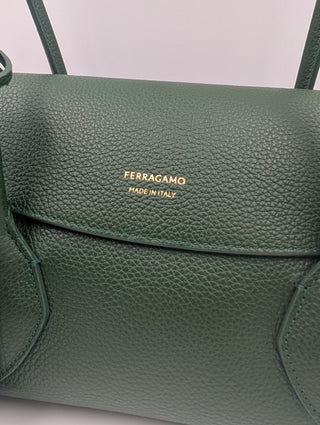 Green East West Handle Bag