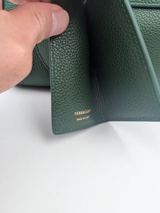 Green East West Handle Bag