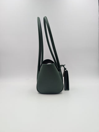 Green East West Handle Bag