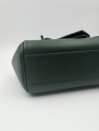 Green East West Handle Bag