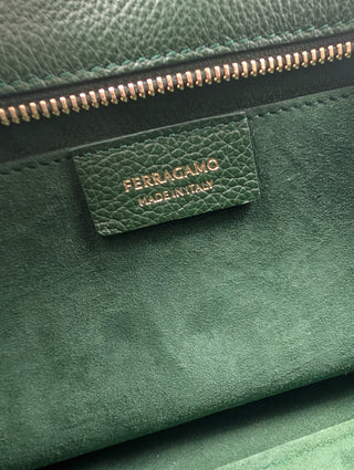 Green East West Handle Bag