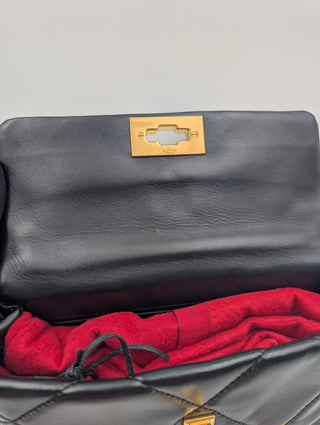 Roman Stud Black Handbag