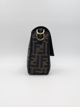 Fabric Brown Monogram Baguette Bag