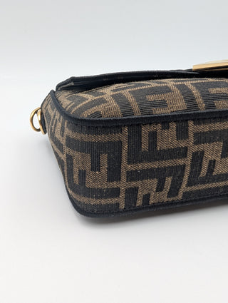 Fabric Brown Monogram Baguette Bag