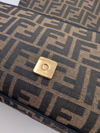 Fabric Brown Monogram Baguette Bag